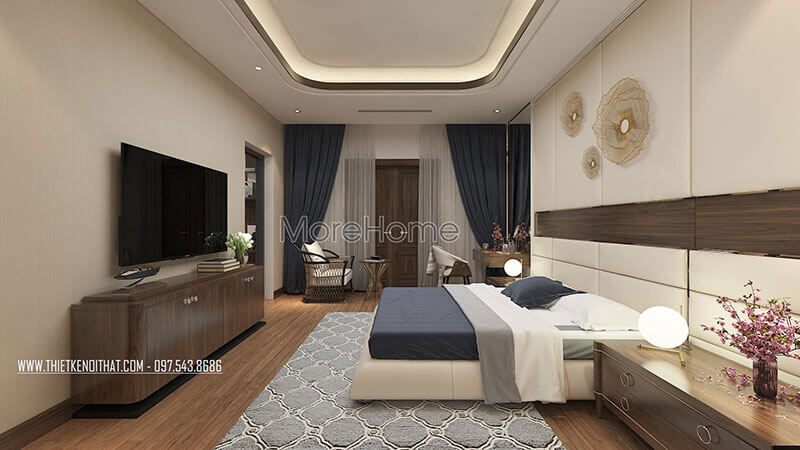 21++ Mẫu phòng ngủ master phong cách nội thất hiện đại đậm cá tính